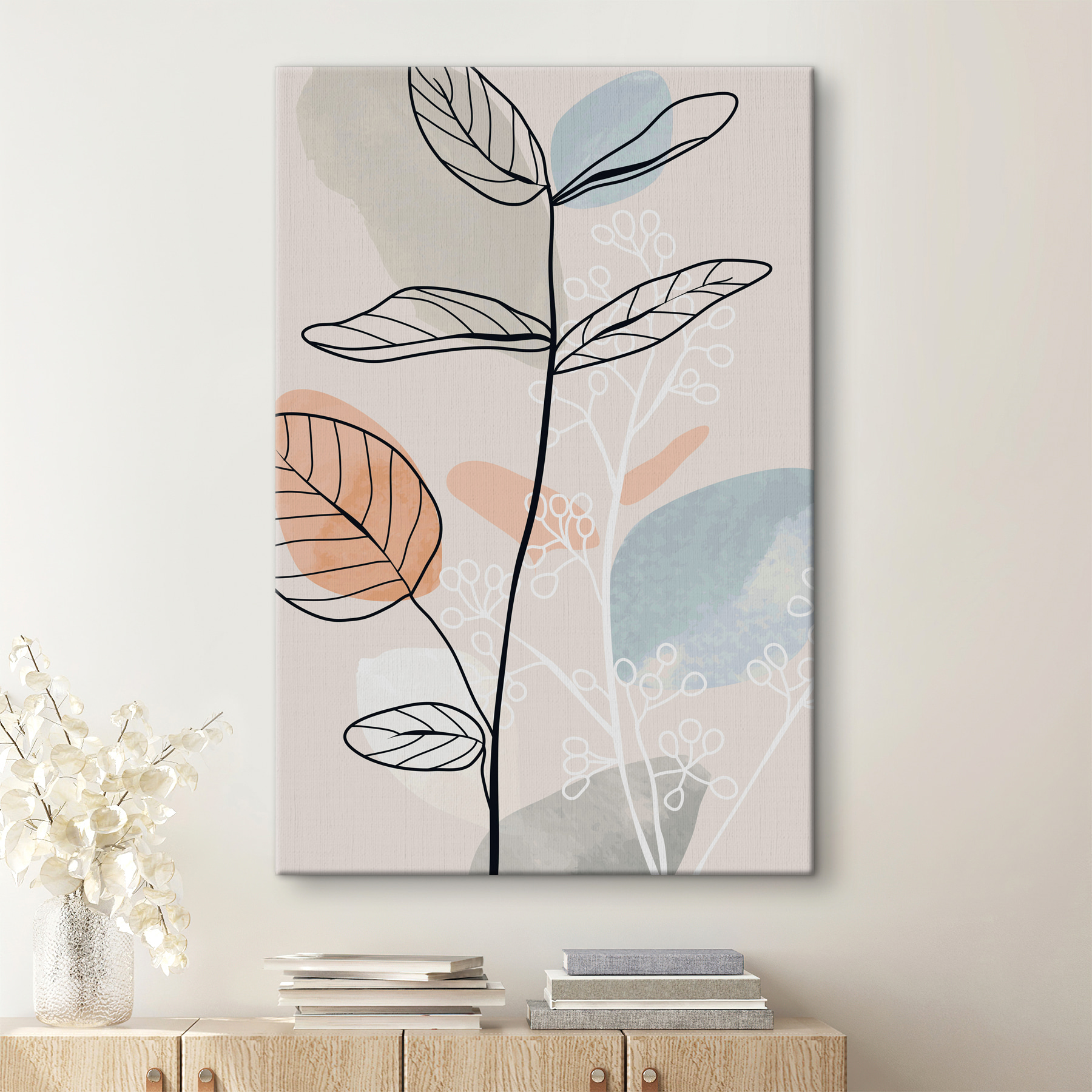 A drawing of a plant