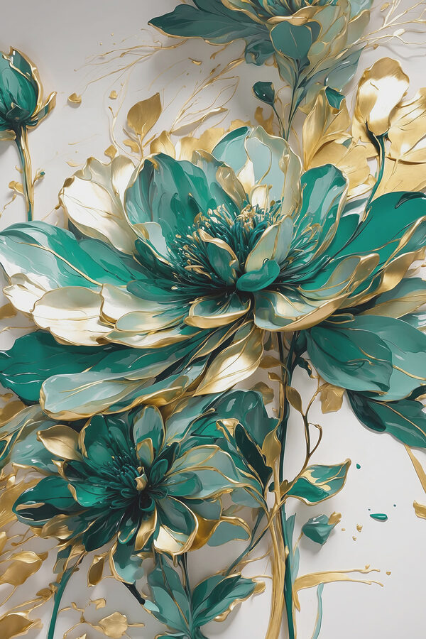Eine Nahaufnahme einer Blume Eine Nahaufnahme einer Blume
