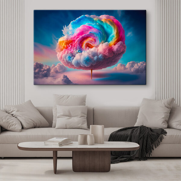 Eine bunte Wolke am Himmel Eine bunte Wolke am Himmel