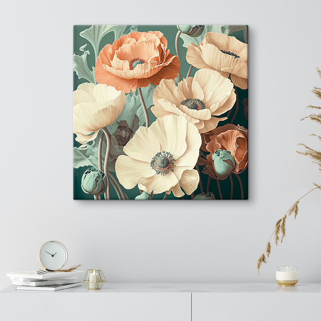 Delicate blooms in soft pastel hues Delicate blooms in soft pastel hues