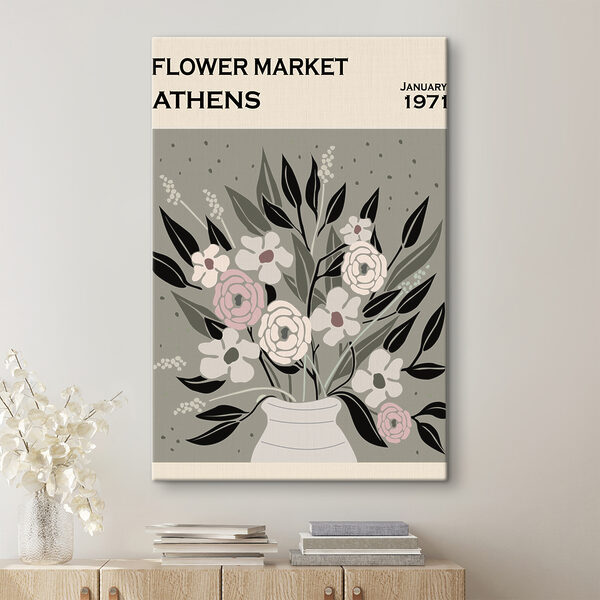 Eine Vase mit Blumen Eine Vase mit Blumen