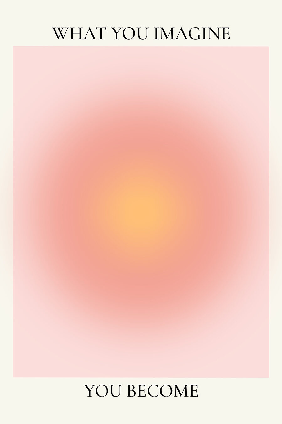 Ein rosa und gelber Kreis