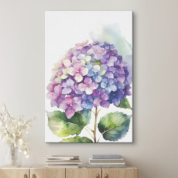 Ein Aquarell einer Blume Ein Aquarell einer Blume