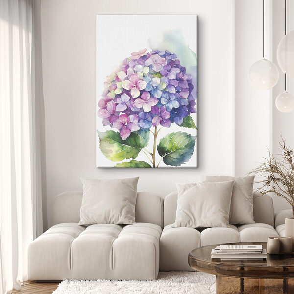 Ein Aquarell einer Blume Ein Aquarell einer Blume