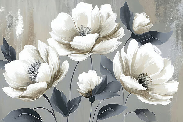 Eine Nahaufnahme von Blumen Eine Nahaufnahme von Blumen