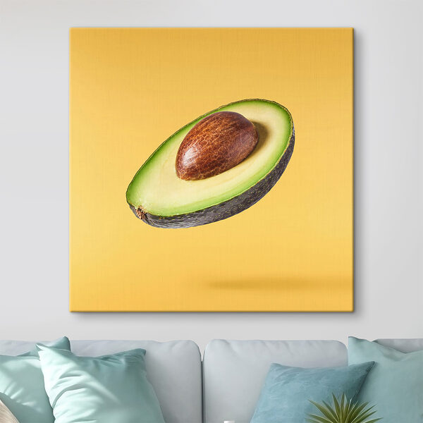 Eine halbierte Avocado Eine halbierte Avocado