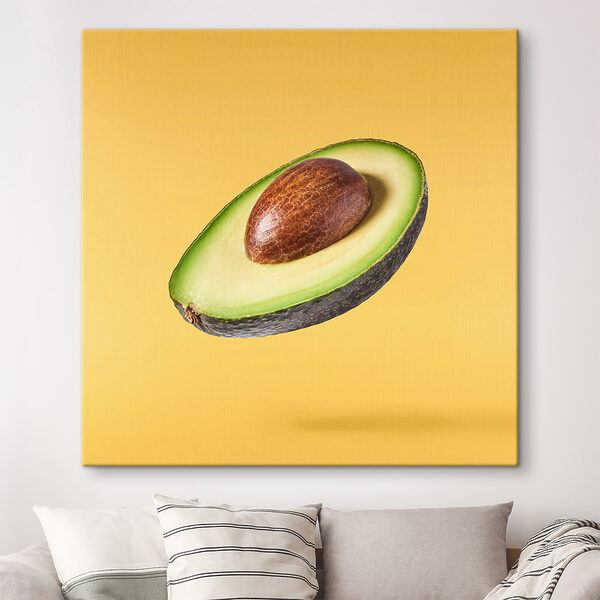 Eine halbierte Avocado Eine halbierte Avocado