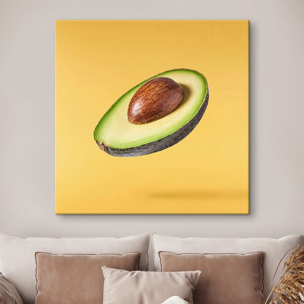 Eine halbierte Avocado Eine halbierte Avocado