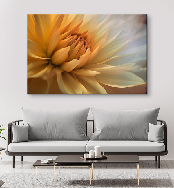 Eine Nahaufnahme einer Blume Eine Nahaufnahme einer Blume