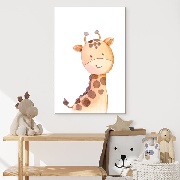 Eine Giraffe mit weißem Hintergrund Eine Giraffe mit weißem Hintergrund