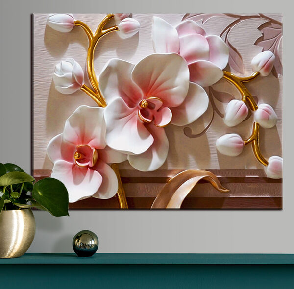 Eine Nahaufnahme von Blumen Wandbilder Eine Nahaufnahme von Blumen