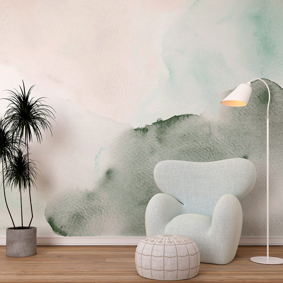 Ein Aquarell einer Wolke