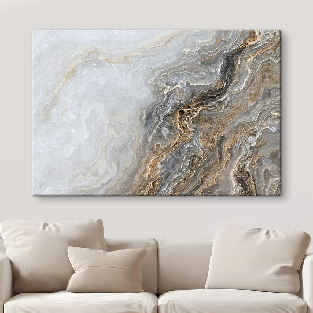 A close up of a marble