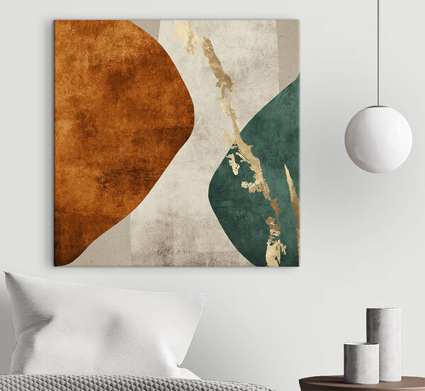 Ein Kunstwerk mit buntem Design Ein Kunstwerk mit buntem Design