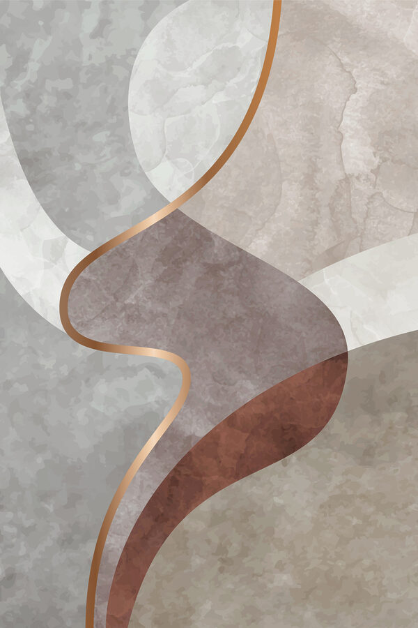 Abstract curves in soft hues Abstract curves in soft hues