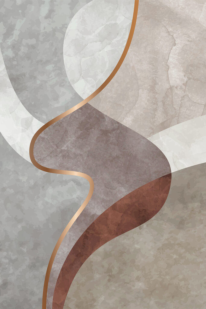 Abstract curves in soft hues Abstract curves in soft hues