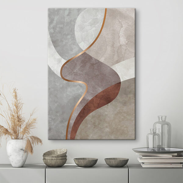 Abstract curves in soft hues Abstract curves in soft hues
