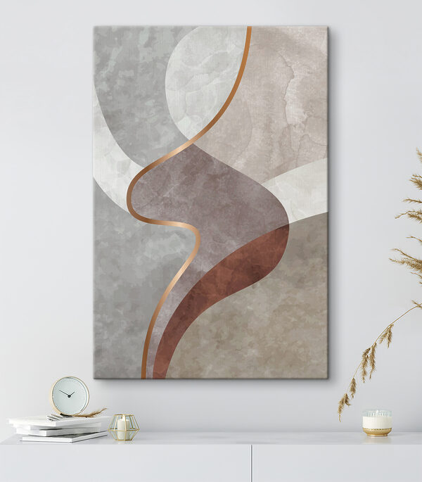 Abstract curves in soft hues Abstract curves in soft hues