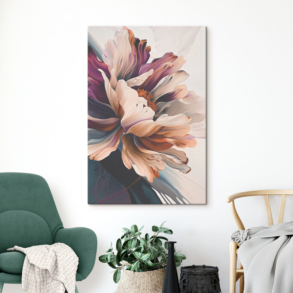 Colorful petals in soft harmony