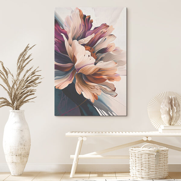 Colorful petals in soft harmony