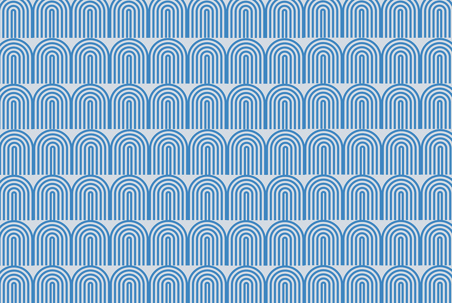 Ein blau-weißes Muster