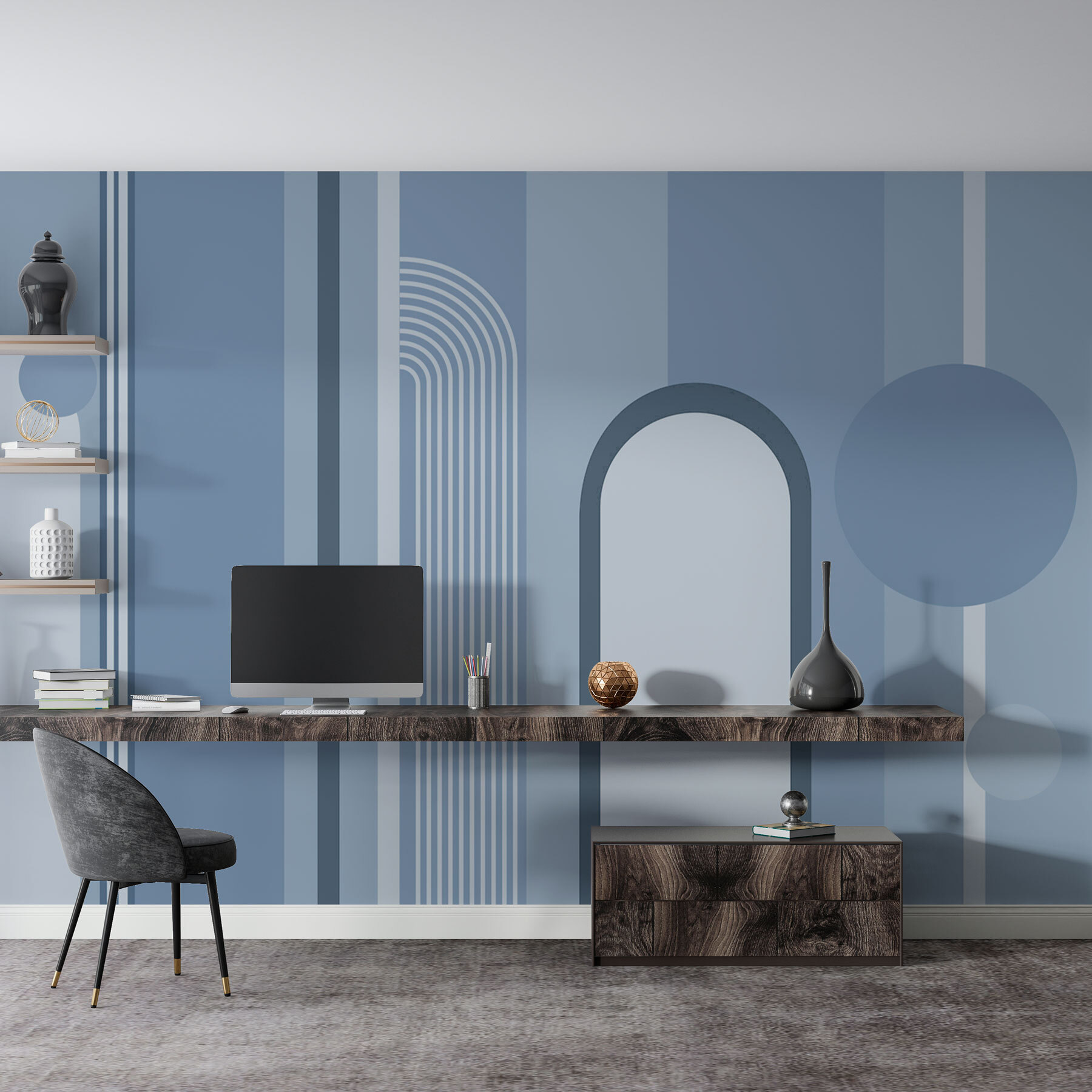 w00466v1pib27ms - Ein blauer und grauer Hintergrund - tegory
