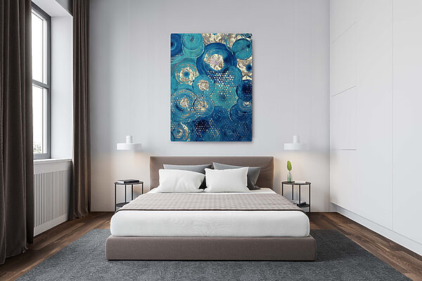 Leuchtend blaue kreisförmige Muster auf der Oberfläche s01035pib1m 600x400 - Leuchtend blaue kreisförmige Muster auf der Oberfläche - tegory