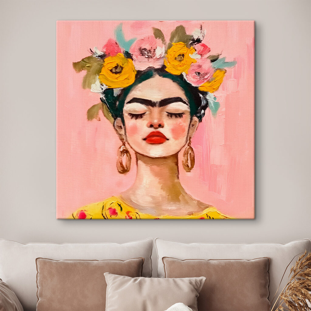 s38292pig2 1024x1024 - Ein Gemälde einer Frau mit Blumen im Haar - tegory