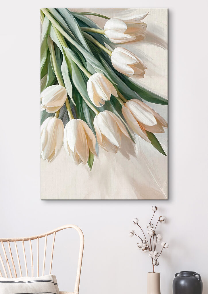 s38271pih22 724x1024 - Eine Nahaufnahme von weißen Tulpen - tegory