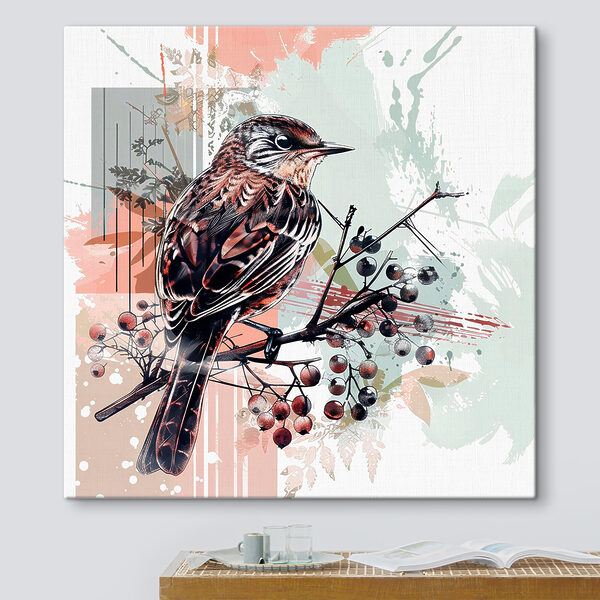 Ein Vogel auf einem Ast Ein Vogel auf einem Ast