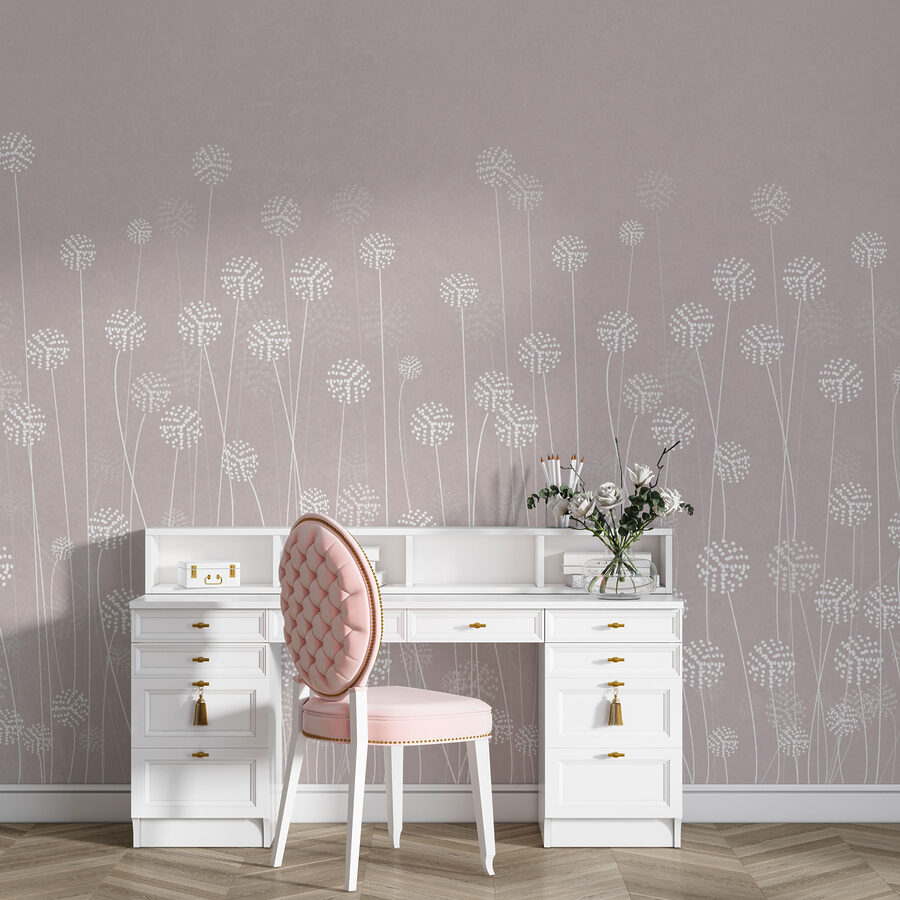 Eine weiße Blume auf grauem Hintergrund Eine weiße Blume auf grauem Hintergrund