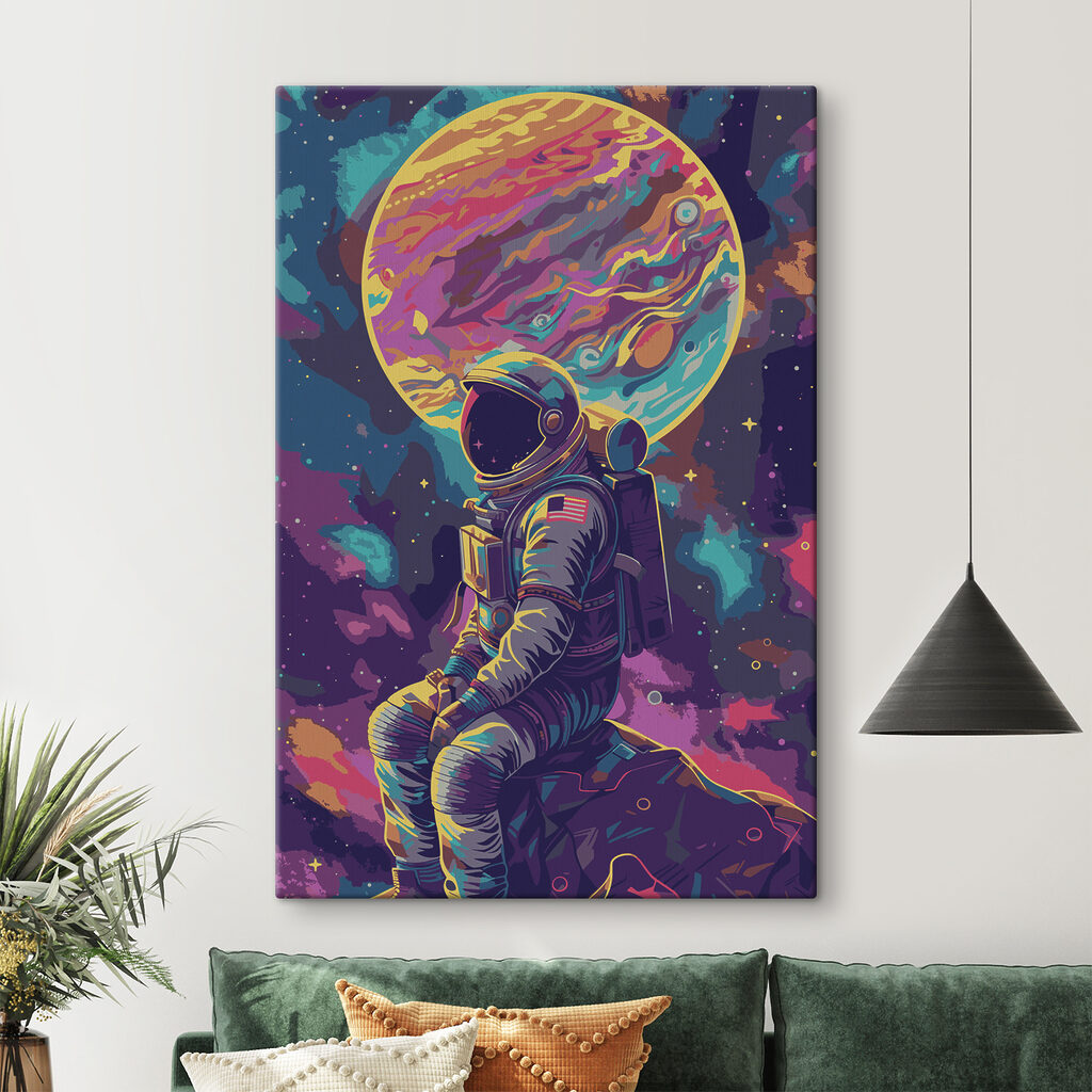 An astronaut in space An astronaut in space