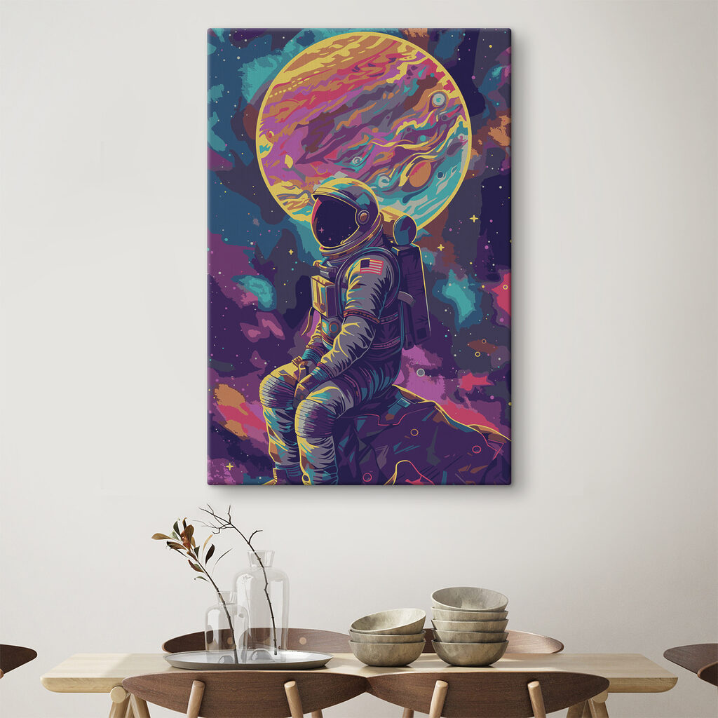 An astronaut in space An astronaut in space