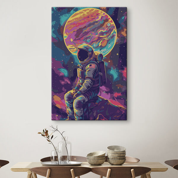 An astronaut in space An astronaut in space