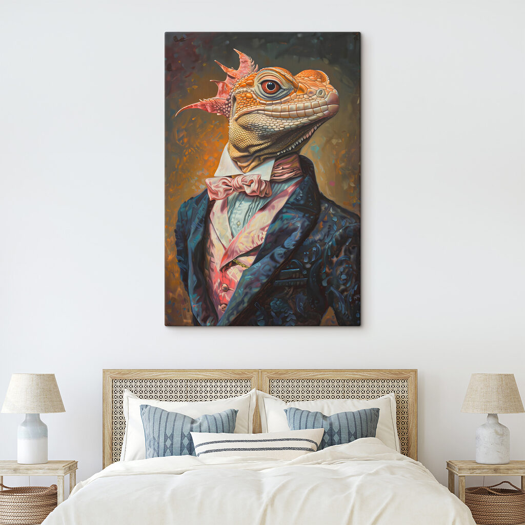 A lizard in a suit A lizard in a suit