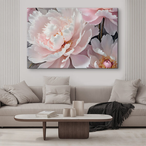 Eine Nahaufnahme einer Blume Wandbilder Eine Nahaufnahme einer Blume