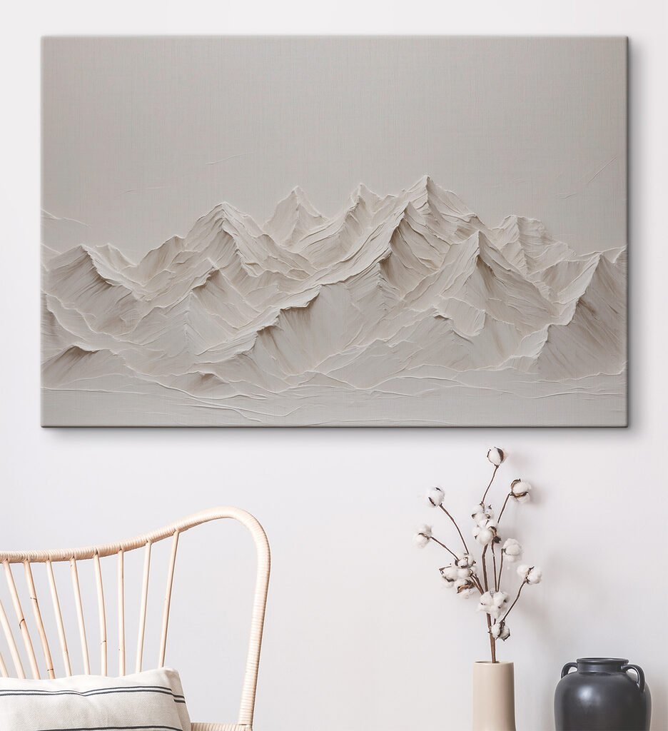 A white mountain range with snow A white mountain range with snow