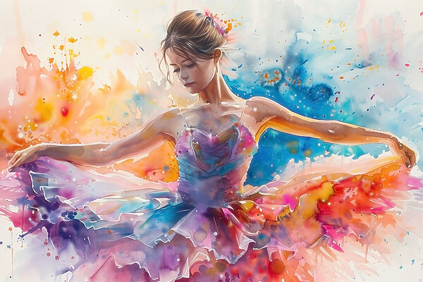 Eine Frau in einem Tutu Eine Frau in einem Tutu