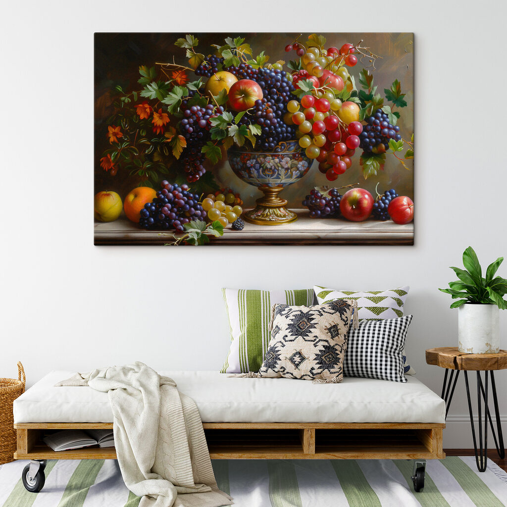 Ein Gemälde mit Obst in einer Vase s38468pig411m 1024x1024 - Ein Gemälde mit Obst in einer Vase