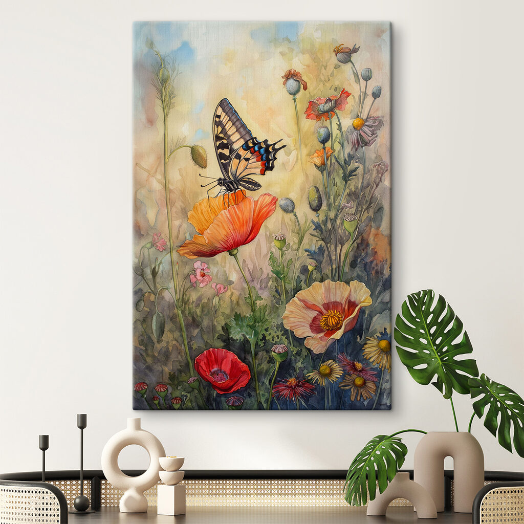 A butterfly on a flower A butterfly on a flower