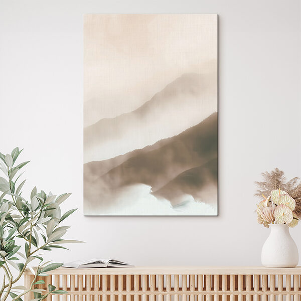 Wandbilder Wandbilder Eine neblige Bergkette (Artikelnummer: s38640)