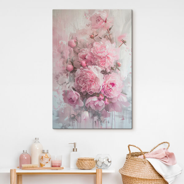 Ein Strauß rosa Blumen Ein Strauß rosa Blumen