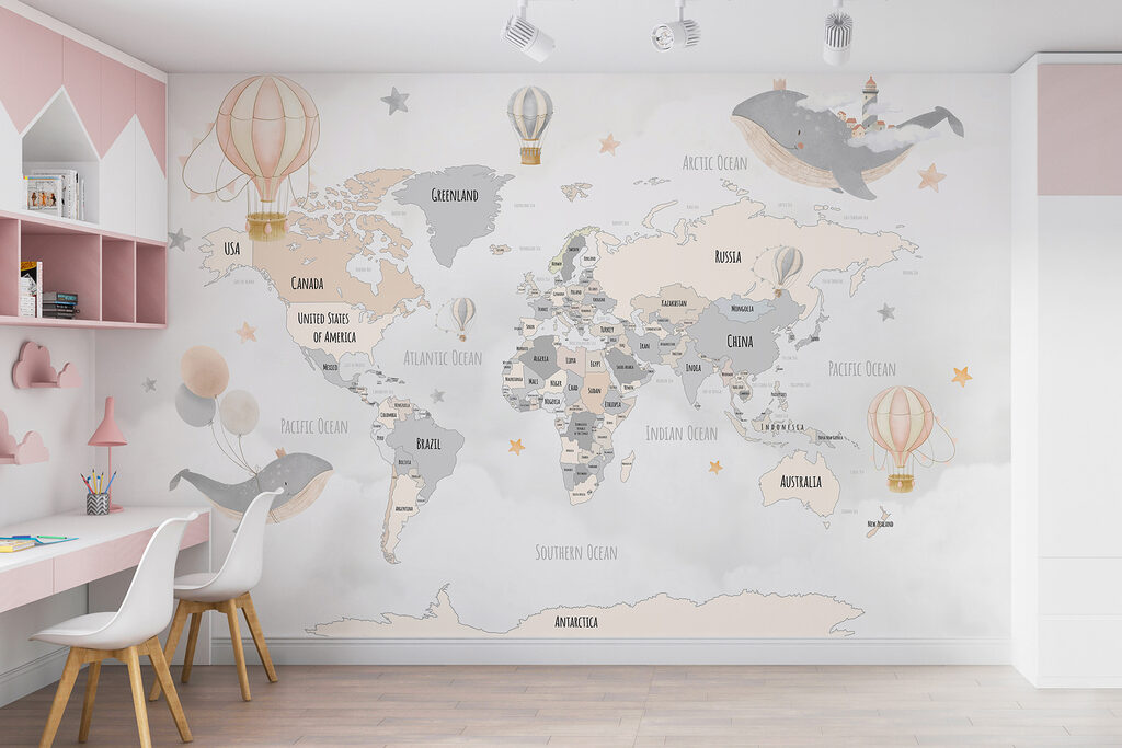 w00680v1pir2mr 1024x683 - Eine Weltkarte mit Heißluftballons - tegory