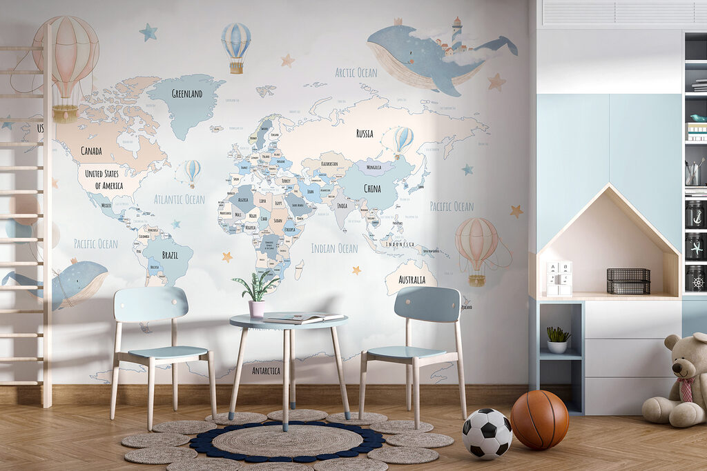 w00680v2pir2r 1024x683 - Eine Weltkarte mit Heißluftballons - tegory