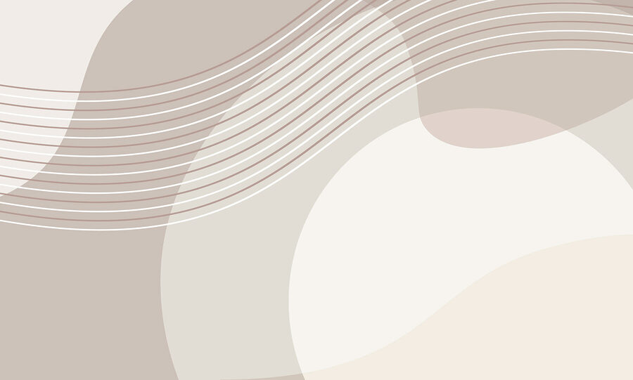 A weiße und braune Linien und Kreise