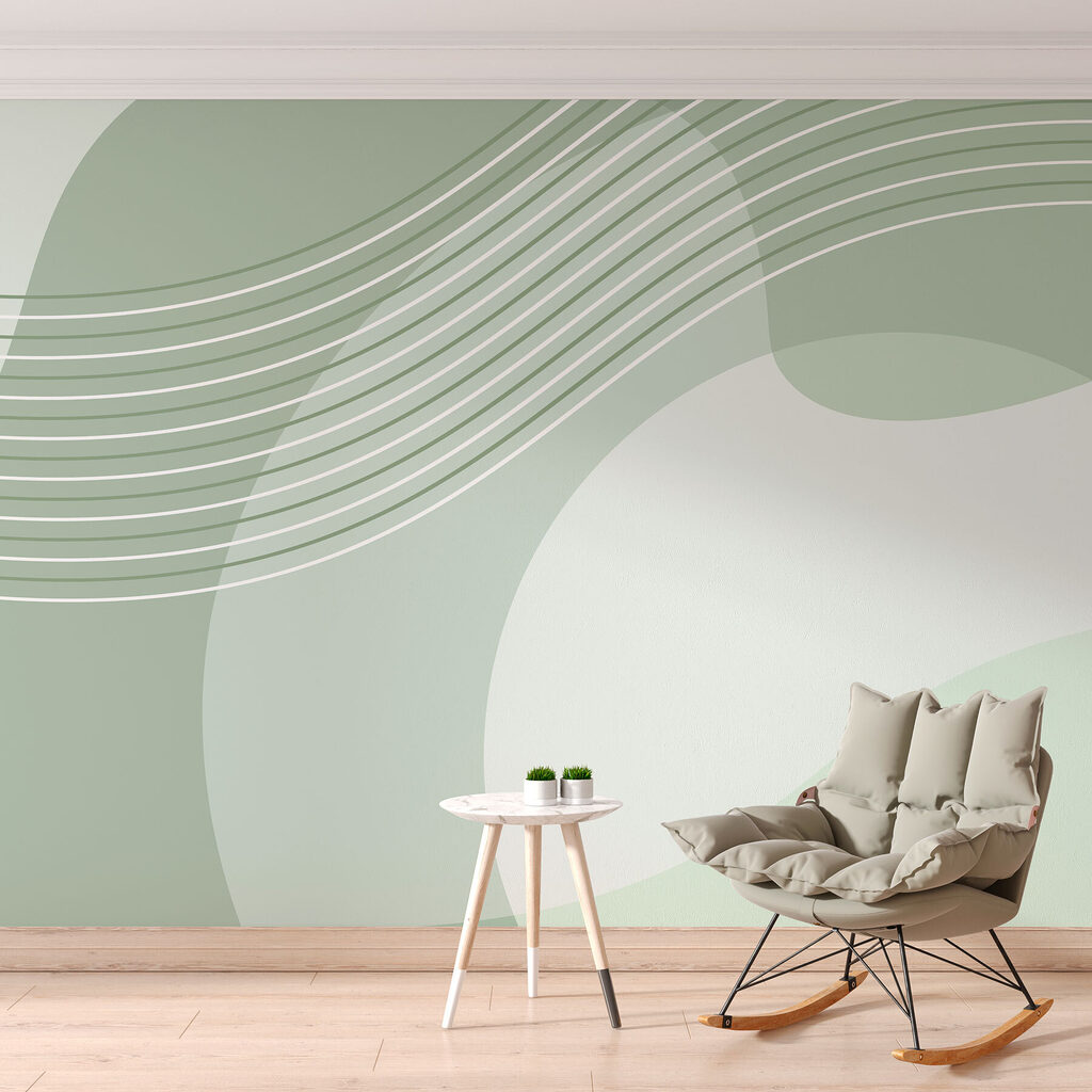 A green and white background A green and white background