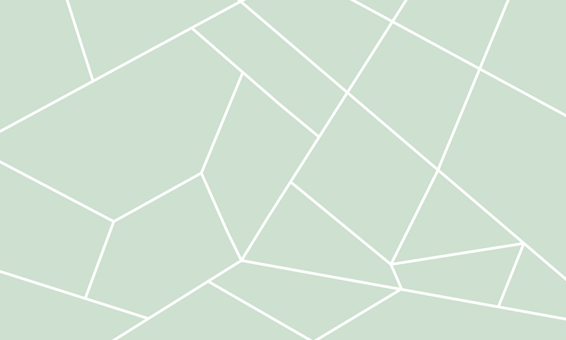 A white lines on a green background