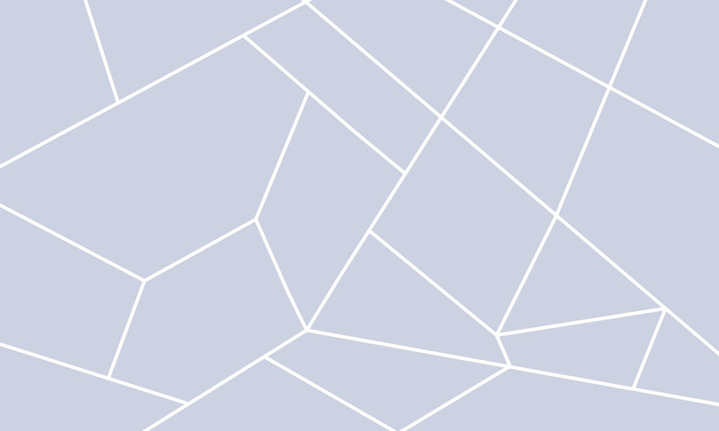 A white lines on a blue background
