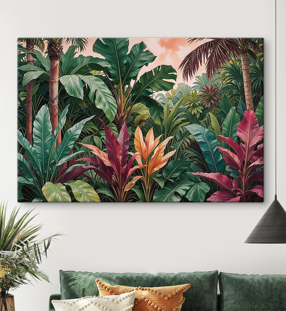 A group of colorful leaves