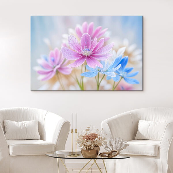 Delicate blooms in soft pastel colors Delicate blooms in soft pastel colors